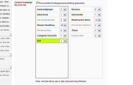 Custom frontpage abonnees Custom frontpage abonnees