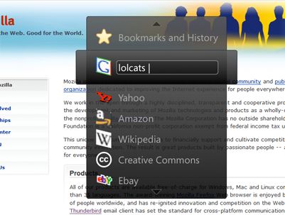 Firefox-mockup: 'Searching the Web' Firefox-mockup: 'Searching the Web'