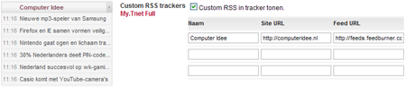 Abofeature: rss-feeds in tracker Abofeature: rss-feeds in tracker
