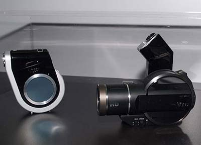 Mock-up van Hitachi hd-camcorder