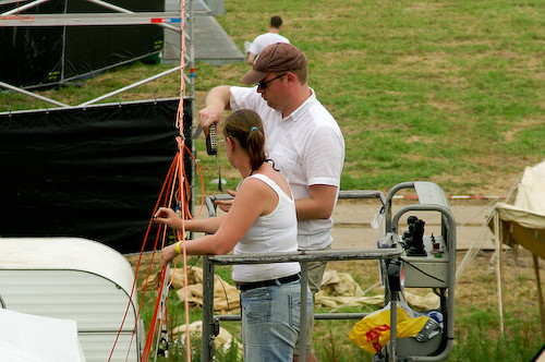 Campzone 2007 - koppelblok voor de fiber