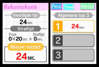 Meer Braintraining - Score Meer Braintraining - Score