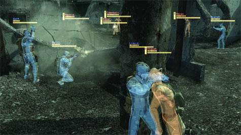 Metal Gear Online - lichaamswarmte