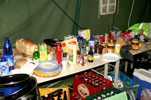 Campzone 2007 - eten en drinken