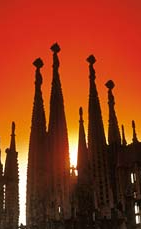 Zonsopgang voor Barcelona