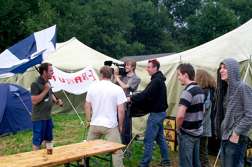 Campzone 2007 - tweede aflevering van CCTV Campzone 2007 wordt opgenomen Campzone 2007 - tweede aflevering van CCTV Campzone 2007 wordt opgenomen