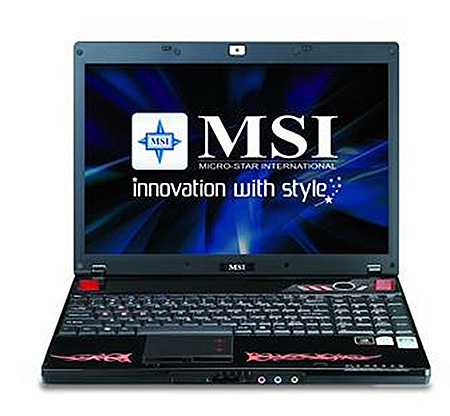 MSI GX600-gamelaptop MSI GX600-gamelaptop