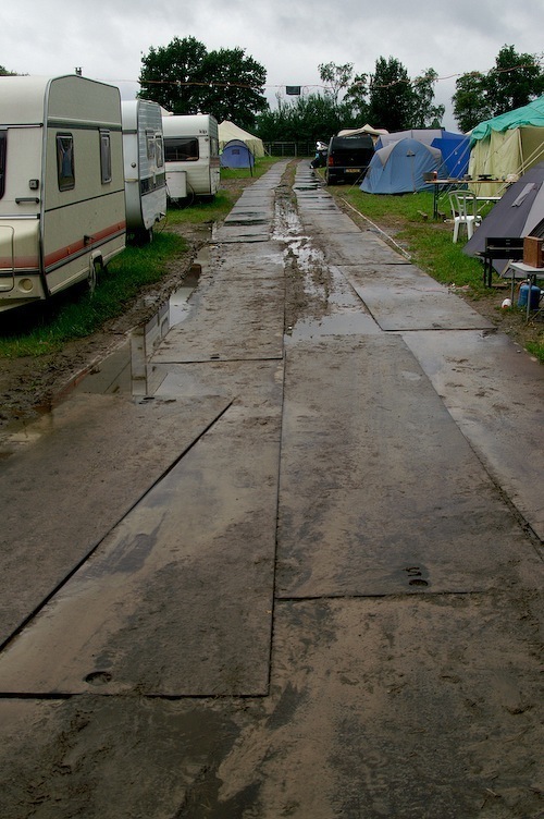 Campzone 2007 - vieze rijplaten