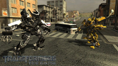 Transformers: The Game - lantarenpaal Transformers: The Game - lantarenpaal
