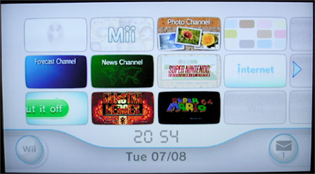Nintendo Wii - update 3.0: nieuw dashboard
