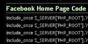 Facebook code