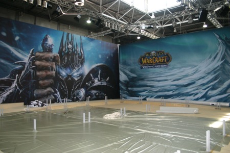 Games Convention - Opbouw WoW stand