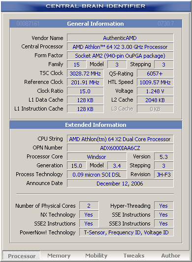 Central Brain Identifier screenshot