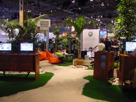 Games Convention - Xbox 360 stand