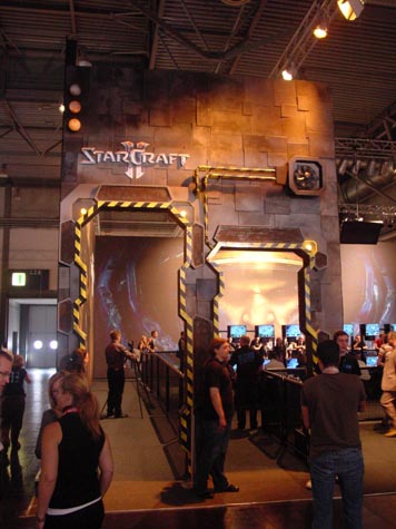Games Convention - StarCraft 2 stand Games Convention - StarCraft 2 stand