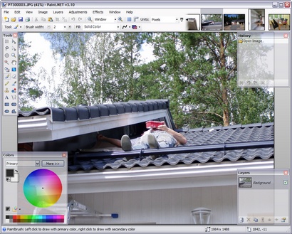 Paint.NET 3.10 screenshot (410 pix)
