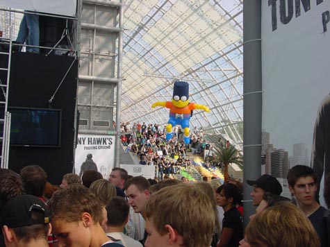 Games Convention - Simpsons game reclame