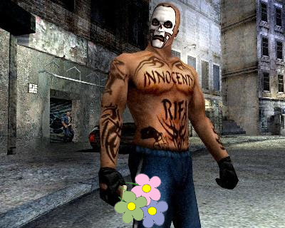 Gekuiste Manhunt 2-boef