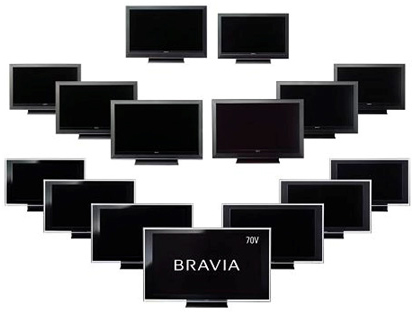 Bravia-televisies Bravia-televisies