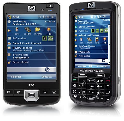 HP iPaq 210 en 610