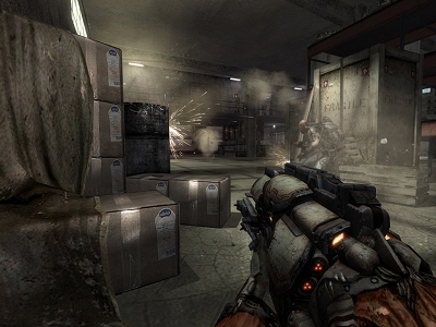Enemy Territory: Quake Wars - pakhuis