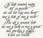 Vriend, door Toon Hermans