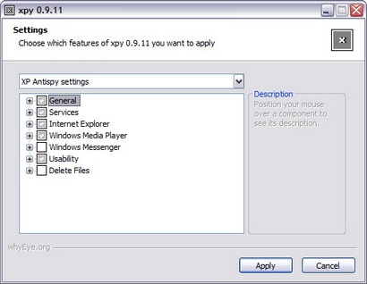 xpy 0.9.11 screenshot (410 pix)