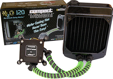 Swiftech H2O-120 Compact-waterkoelingsetje Swiftech H2O-120 Compact-waterkoelingsetje