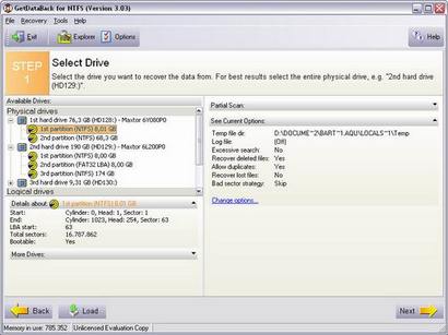 GetDataBack screenshot (410 pix)