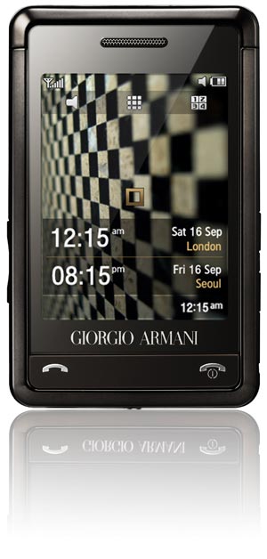 Giorgio Armani-Samsung mobiele telefoon
