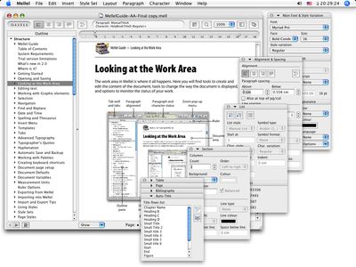 Mellel 2.2 - working area (400px)