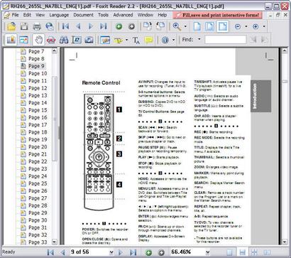 Foxit Reader 2.2 build 2129 screenshot (410 pix)