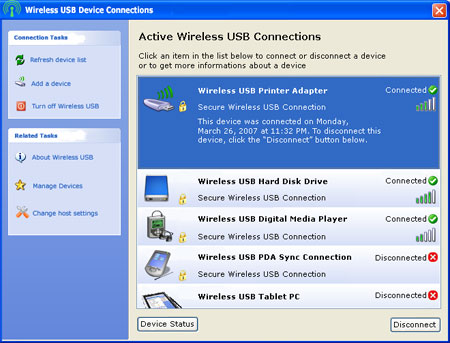 Wireless USB screenshot (kleiner)