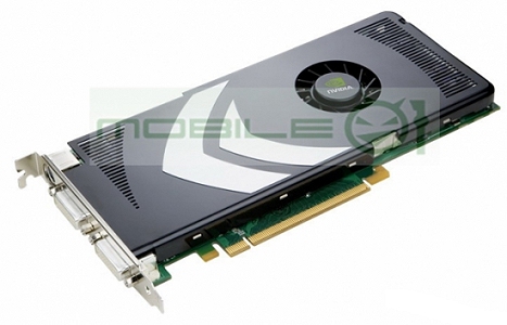 nVidia GeForce 8800GT - isometrisch aanzicht