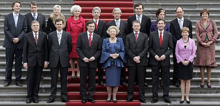 Kabinet Balkenende-4 op het bordes