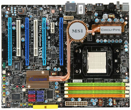 MSI K9A2 Platinum (klik voor een grotere afbeelding)