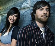 Patrice Desilets (rechts) en Jade Raymond (links)
