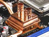 Koellichaam op de Asus Maximus Extreme