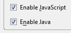 JavaScript in Firefox