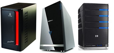 Iomega, Medion en HP Windows Home Server