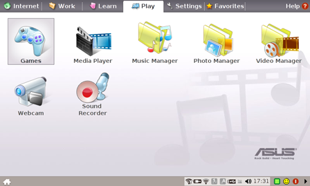Eee PC Play-tab (klein) Eee PC Play-tab (klein)