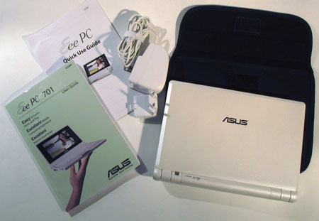 Asus Eee PC in de doos Asus Eee PC in de doos