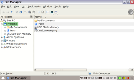 Eee PC 4G Filemanager (klein)