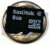 SanDisks 8GB-microSD-kaart