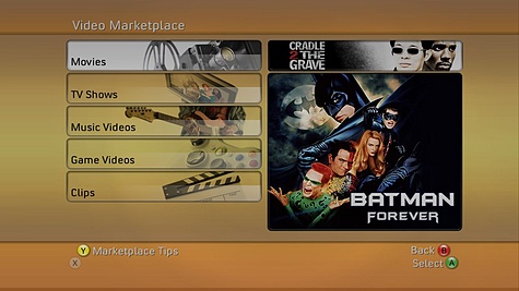 Xbox Live Video Marketplace
