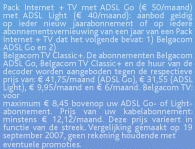 Kleine lettertjes Belgacom