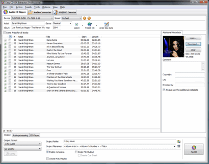Easy CD-DA Extractor 11 screenshot (410 pix)
