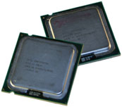 Twee 3GHz-Intel QX6850-quadcores