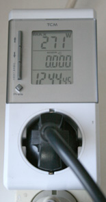 Energiemetertje met 8800GT-verbruik