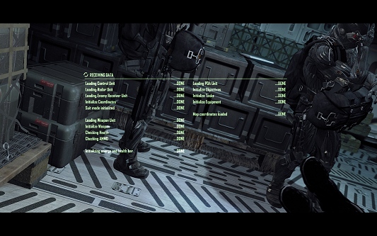 Crysis - booting nano muscle suit